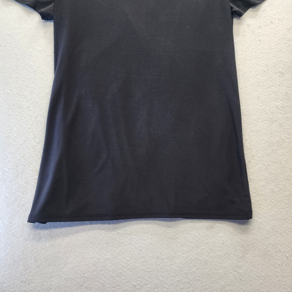 Torrid Black Cold Shoulder Ruched Wrap Surplice Top Plus Size 0 L XL 50-6198E - Picture 10 of 14
